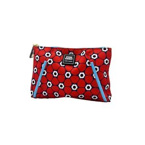 Estee‎ Lauder Opening Ceremony Red Orange Makeup Cosmetics Zip Bag 9x6x2